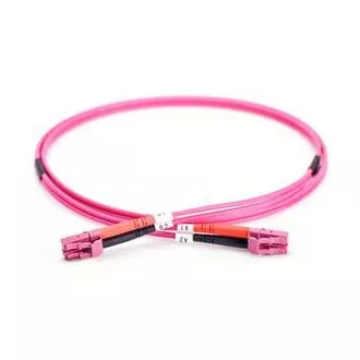 DIGITUS Fiber Optic Patch Cord, LC to LC, Multimode OM4 - 50/125 µ, Duplex Length 2m
