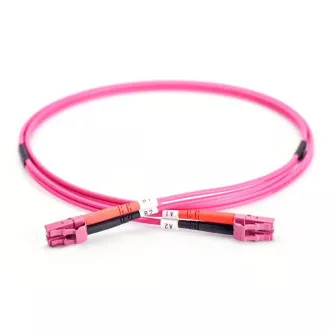 DIGITUS Fiber Optic Patch Cord, LC to LC, Multimode OM4 - 50/125 µ, Duplex Length 7m