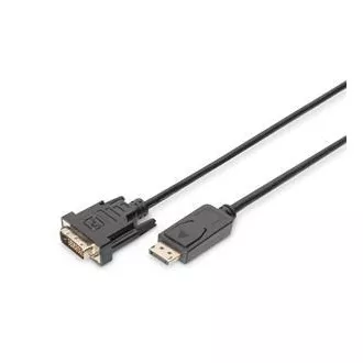 Digitus DisplayPort připojovací kabel, DP/M- DVI (24+1)/M 2.0m Digitus DisplayPort připojovací kabel, DP/M- DVI (24+1)/M 2.0m