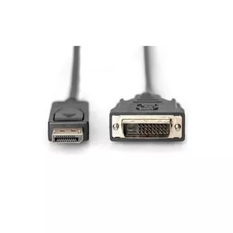Digitus DisplayPort připojovací kabel, DP/M- DVI (24+1)/M 2.0m Digitus DisplayPort připojovací kabel, DP/M- DVI (24+1)/M 2.0m