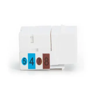 DIGITUS Keystone Jack CAT 5e, nestíněný RJ45 na LSA, barva bílá DIGITUS Keystone Jack CAT 5e, nestíněný RJ45 na LSA, barva bílá