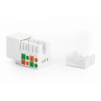 DIGITUS Keystone Jack CAT 5e, nestíněný RJ45 na LSA, barva bílá DIGITUS Keystone Jack CAT 5e, nestíněný RJ45 na LSA, barva bílá