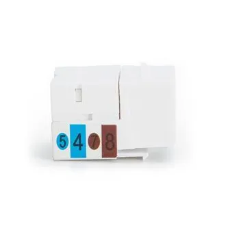 DIGITUS Keystone Jack CAT 5e, nestíněný RJ45 na LSA, barva bílá DIGITUS Keystone Jack CAT 5e, nestíněný RJ45 na LSA, barva bílá