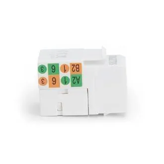 DIGITUS Keystone Jack CAT 5e, nestíněný RJ45 na LSA, barva bílá DIGITUS Keystone Jack CAT 5e, nestíněný RJ45 na LSA, barva bílá