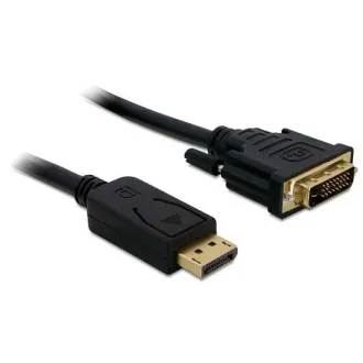 Delock kabel DisplayPort (samec) na DVI 24+1 (samec), 2m Delock kabel DisplayPort (samec) na DVI 24+1 (samec), 2m