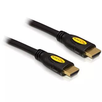 Delock HDMI 1.4 kabel A/A samec/samec, délka 1 metr Delock HDMI 1.4 kabel A/A samec/samec, délka 1 metr