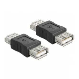 Delock USB Adapter, USB A černý samice/samice (spojka) Delock USB Adapter, USB A černý samice/samice (spojka)
