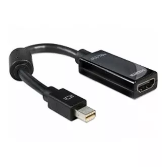 Delock adaptér DisplayPort mini (samec) na HDMI A (samice), černý Delock adaptér DisplayPort mini (samec) na HDMI A (samice), černý