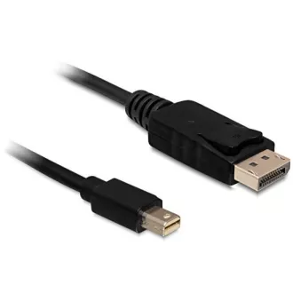 Delock kabel DisplayPort mini (samec) na Displayport (samec), 1 metr Delock kabel DisplayPort mini (samec) na Displayport (samec), 1 metr
