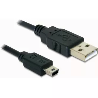 Delock kabel USB 2.0 A-samec > USB mini-B 5-pin samec, 1,5 metru Delock kabel USB 2.0 A-samec > USB mini-B 5-pin samec, 1,5 metru