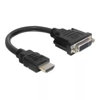 Delock adaptér HDMI samec > DVI 24+1 samice, 20 cm