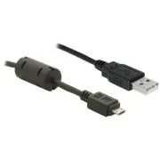 Delock kabel USB 2.0 A samec > micro-USB B samec, ferit, 2 m
