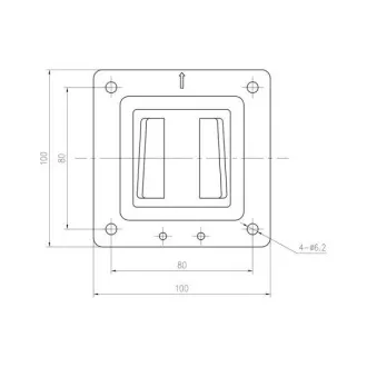 Digitus VESA držák LCD/LED na zeď do 69cm (27"), VESA 75 x 75 a 100 x 100, 18kg Digitus VESA držák LCD/LED na zeď do 69cm (27"), VESA 75 x 75 a 100 x 100, 18kg