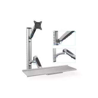 Digitus držák na monitor a klávesnici do 69cm (27"), flexibilní, 8kg VESA 75 x 75 a 100 x 100 mm Digitus držák na monitor a klávesnici do 69cm (27"), flexibilní, 8kg VESA 75 x 75 a 100 x 100 mm