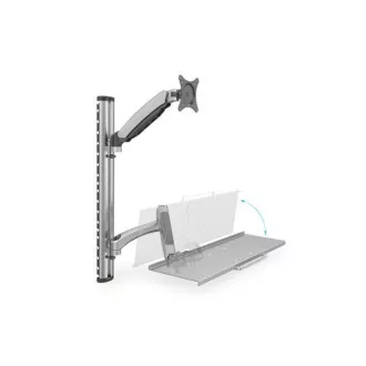 Digitus držák na monitor a klávesnici do 69cm (27"), flexibilní, 8kg VESA 75 x 75 a 100 x 100 mm Digitus držák na monitor a klávesnici do 69cm (27"), flexibilní, 8kg VESA 75 x 75 a 100 x 100 mm
