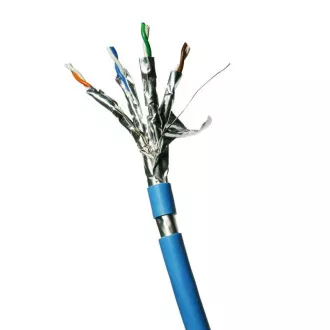 DATACOM F/FTP drát CAT6A LSOH,Eca 300m, plášť modrý DATACOM F/FTP drát CAT6A LSOH,Eca 300m, plášť modrý
