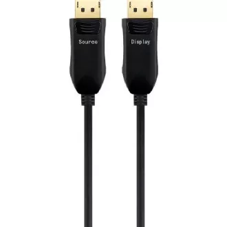 PremiumCord Optický DisplayPort 1.3/1.4 přípojný kabel M/M, zlacené konekt. 30m PremiumCord Optický DisplayPort 1.3/1.4 přípojný kabel M/M, zlacené konekt. 30m