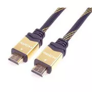 PremiumCord HDMI 2.0 High Speed + Ethernet kabel HQ, zlacené konektory, 2m