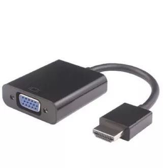 PremiumCord Převodník HDMI na VGA se zvukem 3,5mm stereo jack - černý PremiumCord Převodník HDMI na VGA se zvukem 3,5mm stereo jack - černý