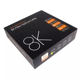 PremiumCord Ultra High Speed HDMI 2.1 optický fiber kabel 8K@60Hz,zlacené 5m PremiumCord Ultra High Speed HDMI 2.1 optický fiber kabel 8K@60Hz,zlacené 5m