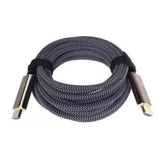 PremiumCord Ultra High Speed HDMI 2.1 optický fiber kabel 8K@60Hz,zlacené 15m