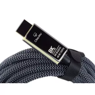 PremiumCord Ultra High Speed HDMI 2.1 optický fiber kabel 8K@60Hz,zlacené 25m