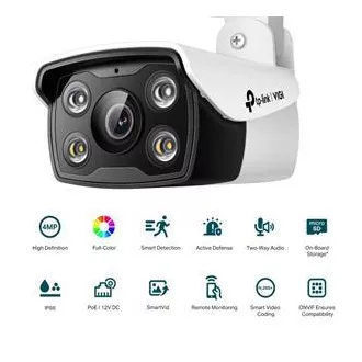 TP-Link VIGI C340(6mm) VIGI 4MPx venkovní bullet síťová kamera s plnobarevným nočním viděním TP-Link VIGI C340(6mm) VIGI 4MPx venkovní bullet síťová kamera s plnobarevným nočním viděním