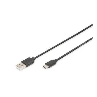 Digitus Připojovací kabel USB C na A 1,0 m, 3A, 480 MB, verze 2.0