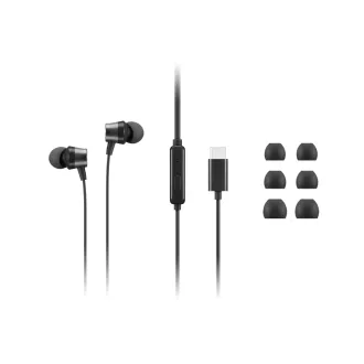 Lenovo sluchátka USB-C Wired In-Ear Headphones (with control box) Lenovo sluchátka USB-C Wired In-Ear Headphones (with control box)
