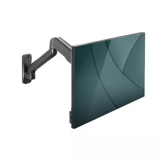 DIGITUS Nástěnný držák pro monitory s jednou plynovou pružinou, 32", max. 9 kg, černý VESA 75x100 DIGITUS Nástěnný držák pro monitory s jednou plynovou pružinou, 32", max. 9 kg, černý VESA 75x100