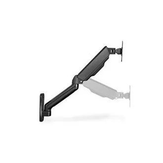 DIGITUS Nástěnný držák pro monitory s jednou plynovou pružinou, 32", max. 9 kg, černý VESA 75x100 DIGITUS Nástěnný držák pro monitory s jednou plynovou pružinou, 32", max. 9 kg, černý VESA 75x100