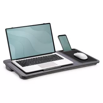DIGITUS Notebookový stůl / pracovní stanice do 17", slot pro mobilní telefon, podložka pod myš DIGITUS Notebookový stůl / pracovní stanice do 17", slot pro mobilní telefon, podložka pod myš