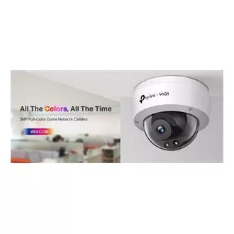 TP-Link VIGI C230(2.8mm) - Dome kamera, 3MP, 2.8mm, Full-Color TP-Link VIGI C230(2.8mm) - Dome kamera, 3MP, 2.8mm, Full-Color
