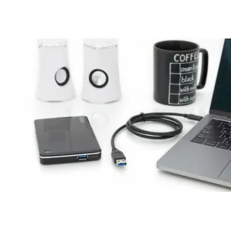 Digitus Připojovací kabel USB typu C, typ C na A M/M, 1,0 m, všechny funkce, Gen2, 3A, 10 GB, verze 3.1, CE, bl Digitus Připojovací kabel USB typu C, typ C na A M/M, 1,0 m, všechny funkce, Gen2, 3A, 10 GB, verze 3.1, CE, bl