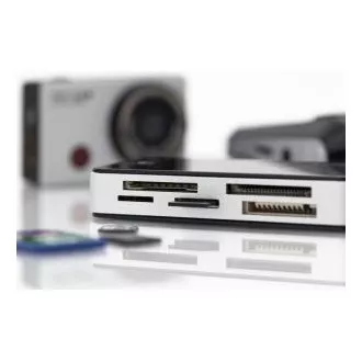 DIGITUS Čtečka karet USB 3.0 s připojovacím kabelem USB 1m Podpora karet MS / SD / SDHC / MiniSD / M2 / CF / MD / SDXC DIGITUS Čtečka karet USB 3.0 s připojovacím kabelem USB 1m Podpora karet MS / SD / SDHC / MiniSD / M2 / CF / MD / SDXC