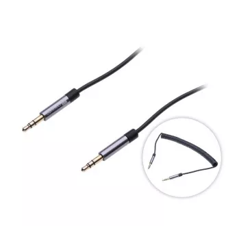 CONNECT IT Wirez 3,5mm propojovací audio jack kabel, kroucený, 1,8m CONNECT IT Wirez 3,5mm propojovací audio jack kabel, kroucený, 1,8m