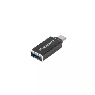 LANBERG USB-C(M) 3.1 na USB-A(F) adaptér černý OTG