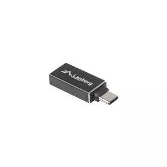 LANBERG USB-C(M) 3.1 na USB-A(F) adaptér černý OTG