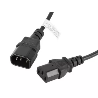 LANBERG IEC 320 C13 na C14 kabel 1.8M černý LANBERG IEC 320 C13 na C14 kabel 1.8M černý