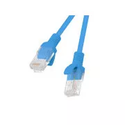 LANBERG Patch kabel CAT.5E UTP 1M modrý Fluke Passed