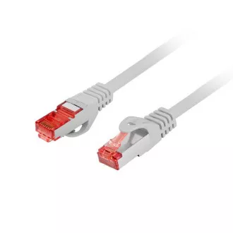 LANBERG Patch kabel CAT 6 S-FTP, AWG 26/7, LSZH, měď, šedý, 0,5m LANBERG Patch kabel CAT 6 S-FTP, AWG 26/7, LSZH, měď, šedý, 0,5m