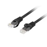 LANBERG Patch kabel CAT.6 UTP LSZH CU 3M černý Fluke Passed