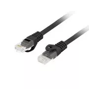 LANBERG Patch kabel CAT.6 UTP LSZH CU 5M černý Fluke Passed