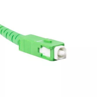 LANBERG optický patch cord SM SC/APC-SC/APC simplex 2,5m LSZH G657B3 průměr 3mm, barva bílá LANBERG optický patch cord SM SC/APC-SC/APC simplex 2,5m LSZH G657B3 průměr 3mm, barva bílá