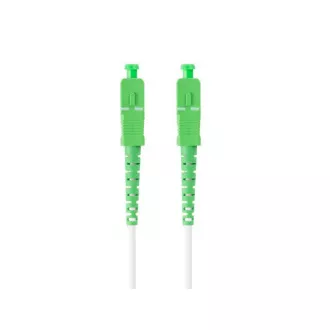 LANBERG optický patch cord SM SC/APC-SC/APC simplex 5m LSZH G657B3 průměr 3mm, barva bílá LANBERG optický patch cord SM SC/APC-SC/APC simplex 5m LSZH G657B3 průměr 3mm, barva bílá