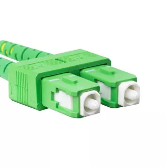 LANBERG optický patch cord SM SC/APC-SC/APC duplex 1m LSZH G657A1 průměr 3mm, barva žlutá LANBERG optický patch cord SM SC/APC-SC/APC duplex 1m LSZH G657A1 průměr 3mm, barva žlutá