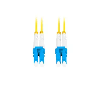 LANBERG optický patch cord SM LC/UPC-LC/UPC duplex 5m LSZH G657A1 průměr 3mm, barva žlutá LANBERG optický patch cord SM LC/UPC-LC/UPC duplex 5m LSZH G657A1 průměr 3mm, barva žlutá