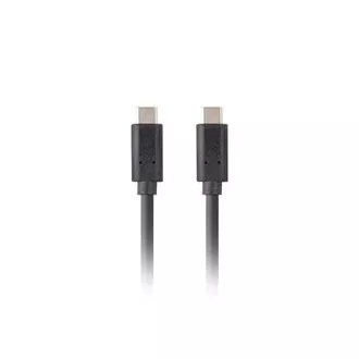 Lanberg USB-C M/M 3.1 GEN 2 kabel 0,5m 10GB/S PD100W černá Lanberg USB-C M/M 3.1 GEN 2 kabel 0,5m 10GB/S PD100W černá