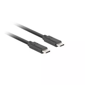 Lanberg USB-C M/M 3.1 GEN 2 kabel 0,5m 10GB/S PD100W černá Lanberg USB-C M/M 3.1 GEN 2 kabel 0,5m 10GB/S PD100W černá