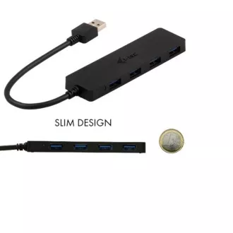 i-Tec USB3.0 HUB 4port, pasivní, SLIM i-Tec USB3.0 HUB 4port, pasivní, SLIM
